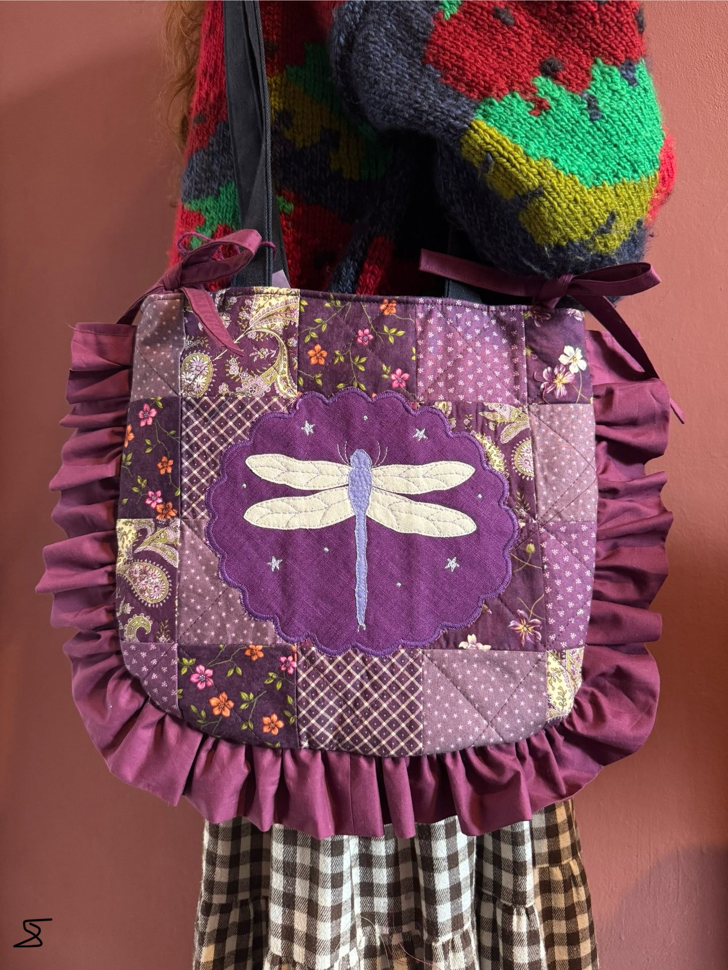 Quilted Frilly Dragonfly(8)