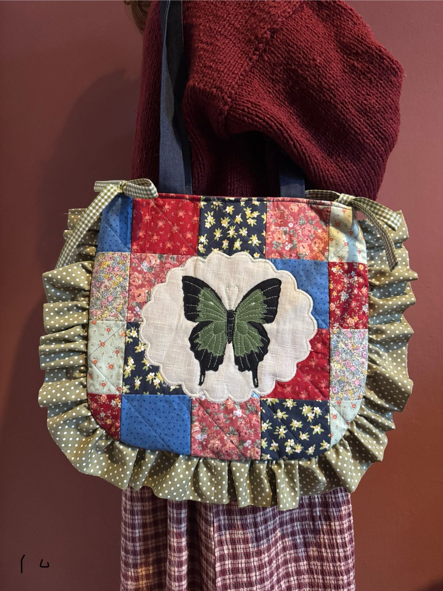 Frilly Patchwork Butterfly(10)