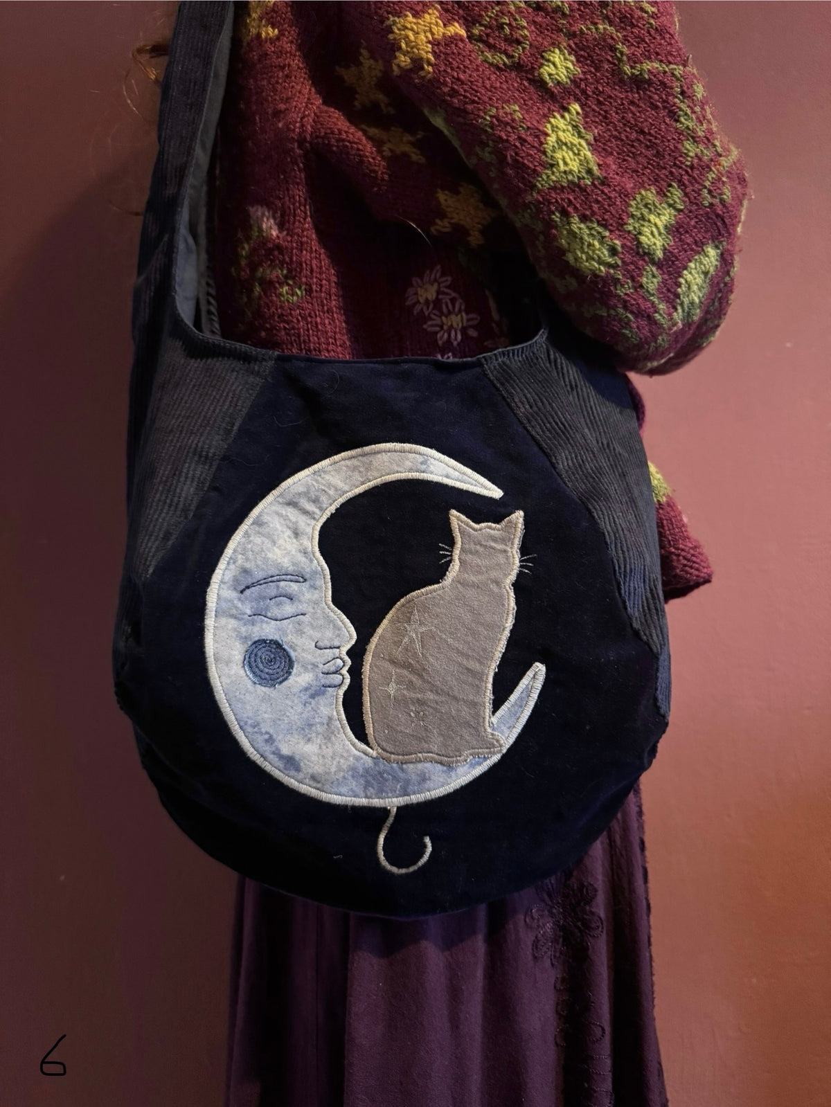 Classic Navy Moon/Cat/Sun(6)