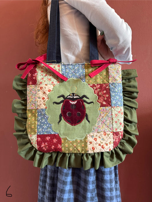Frilly Patchwork Ladybug (6)