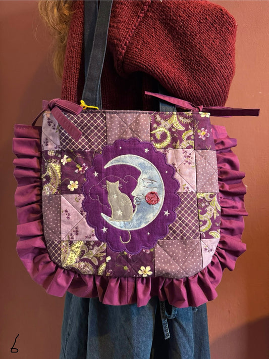 Patchwork Frilly Moon/Cat(6)