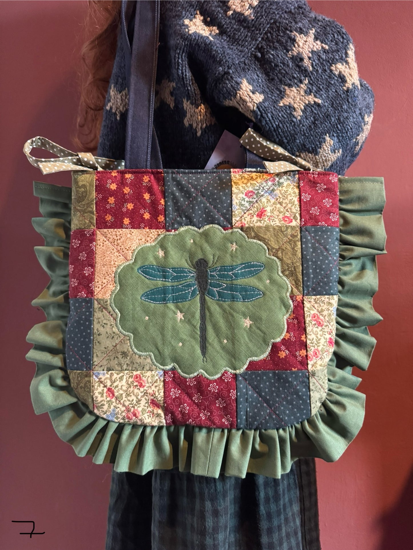 Frilly Patchwork Dragonfly (7)