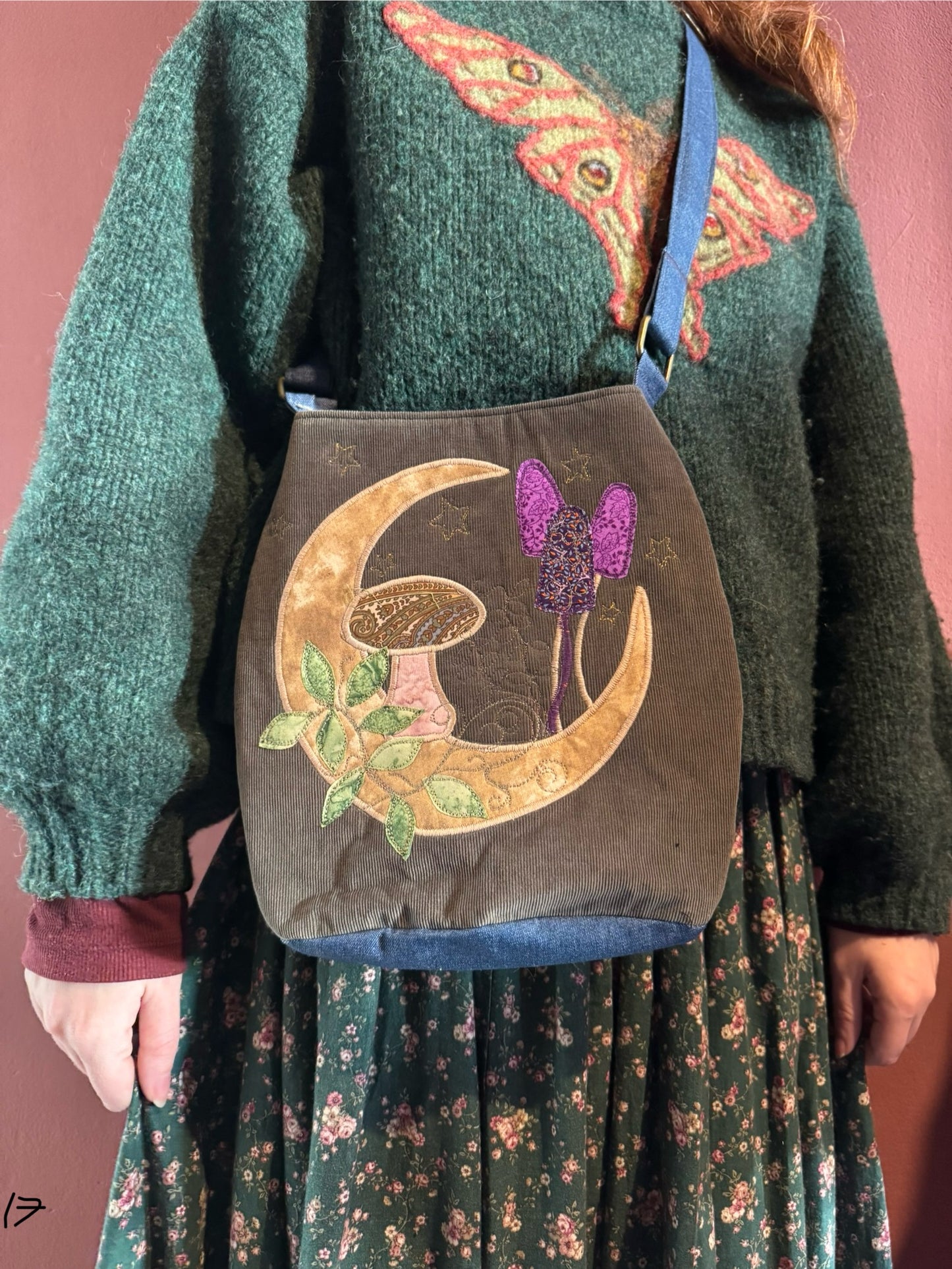 Mini Quilted Moon/Mushroom/Sun(17)